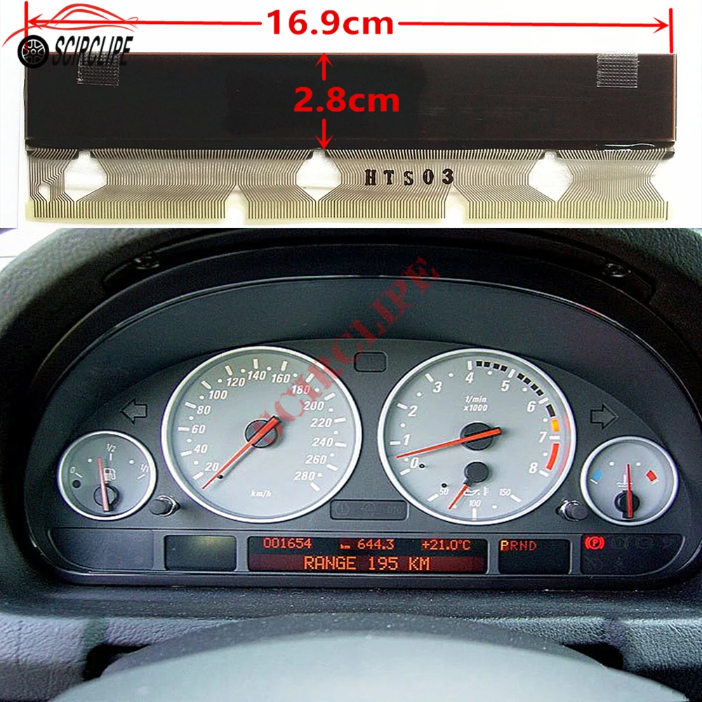 Dashboard Instrument Cluster Replacement Speedometer Pixel Repair Car