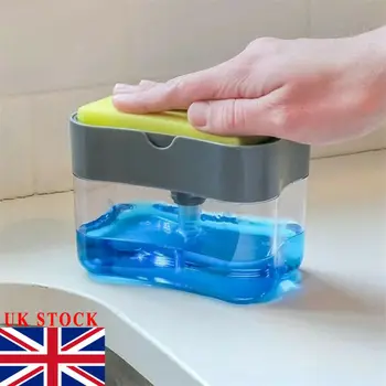 

1 unit automatic soap dispenser with liquid cleaning sponge hand wash bath spout for Shower Gel soap dispenser Pressure Manual