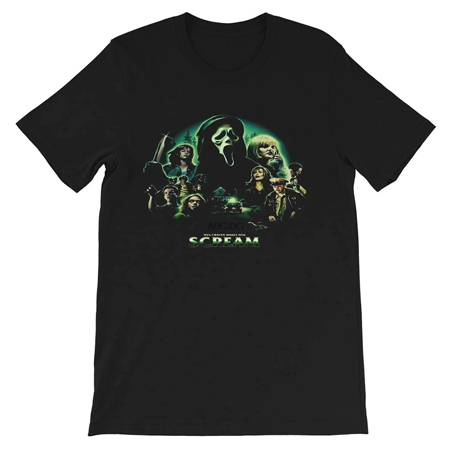 Scream Horror Movie Ghostface 90s Terror Thriller Monsters Film Gift for Men Women Girls Unisex T-Shirt | Мужская одежда