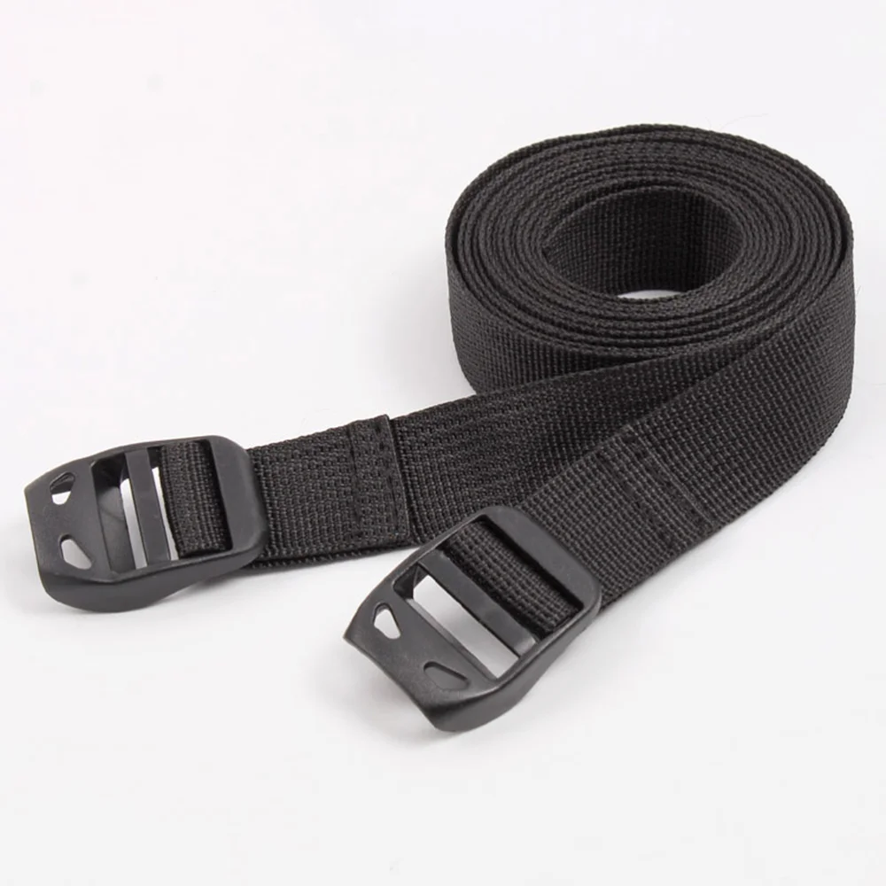 1.5m Practical Tie Down Strap Strong Ratchet Belt Suitcase Safety Strap Cargo Lashing With Press Bucket For Outdoor 3PCs