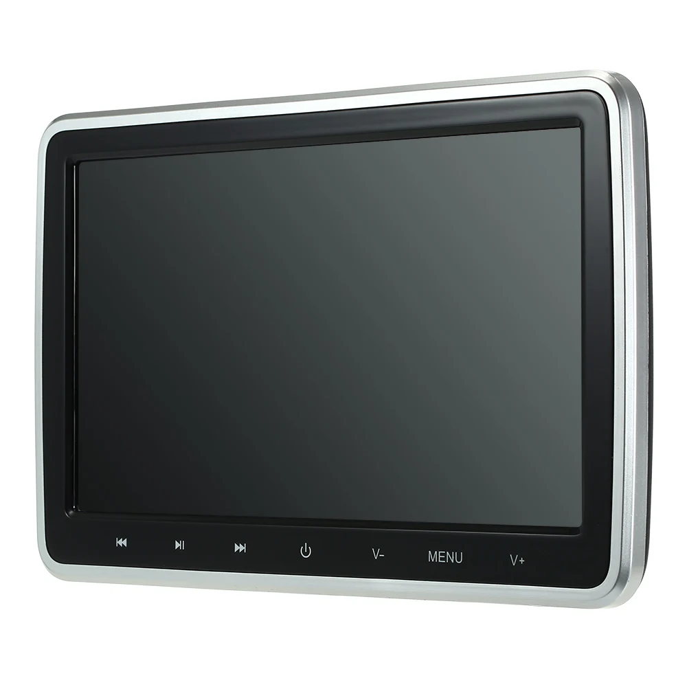 10 дюймовый универсальный для автомобиля цифровой TFT экран подголовник монитор ультра-тонкая плоская панель DVD игровой Дисплей HDMI Автомобильный видео плеер