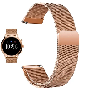 

Stainless Steel Wristband Strap Replacement band For Fossil gen 5 / Q Explorist HR Gen 4 3 for fossil watch strap band belt