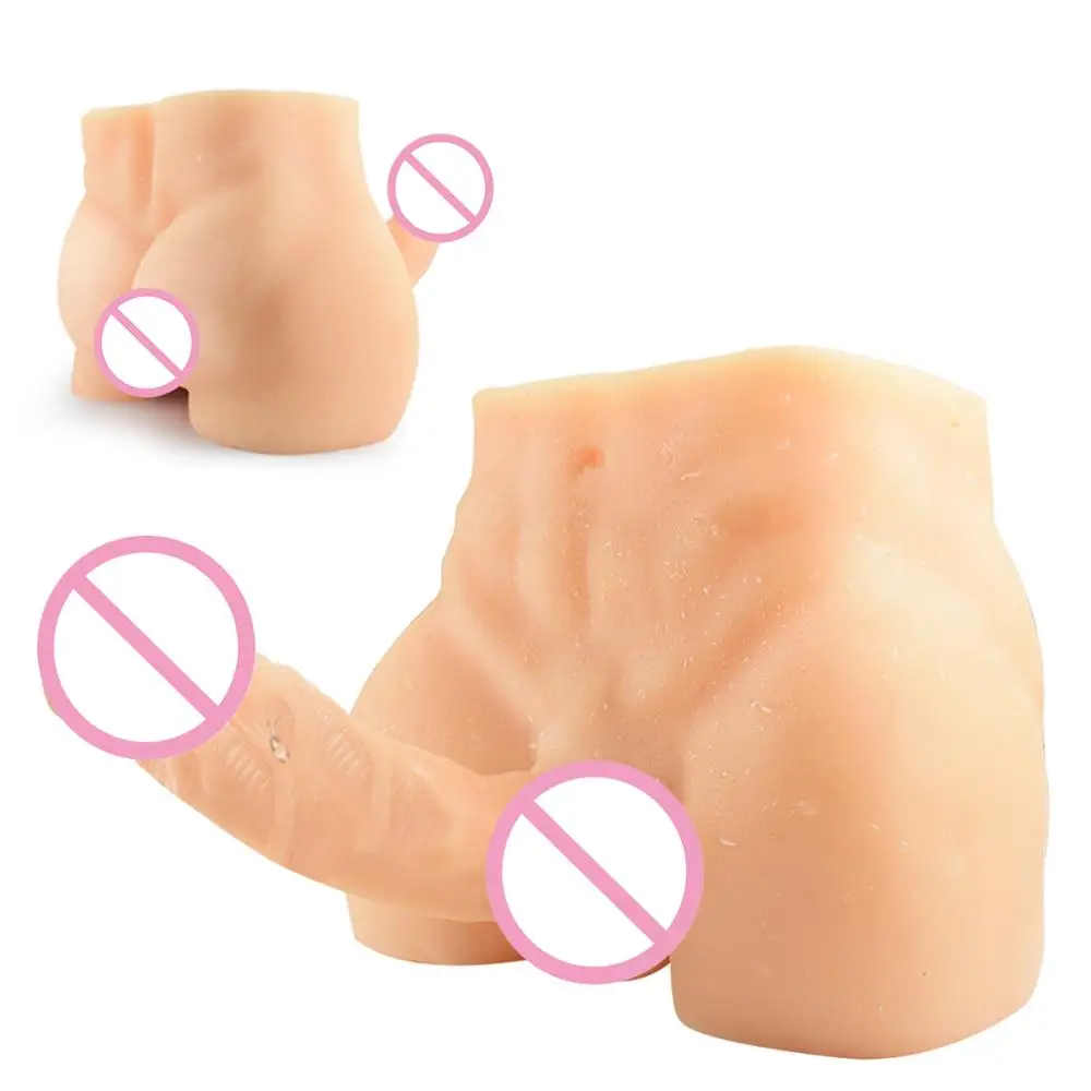 Dildo Ass Lifelike Testicle Male Torso Realistic Penis Ass Sex Doll for Women and Men Large Penis and Tight Anus Dildo Sex Toy