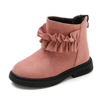 

Fashion Baby Girl Boots 2020 Winter Sport Shoes For Children Warm Boots Short Soft Princess Snow Boots Kids Plush Sneakers E22
