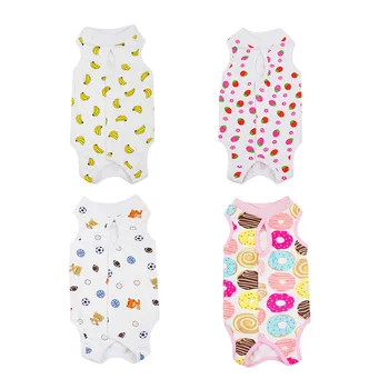 

Cat Postoperative Recovery Clothing Summer New Cat Clothes Anti-licking Weaning Clothes Strawberry XL