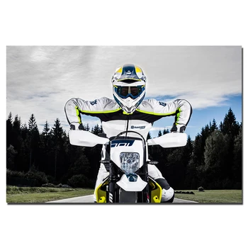 

Husqvarna 701 Super Motorcycle Poster Unframed Canvas Painting Wall Art Pictures Print For Living Room Home Decor
