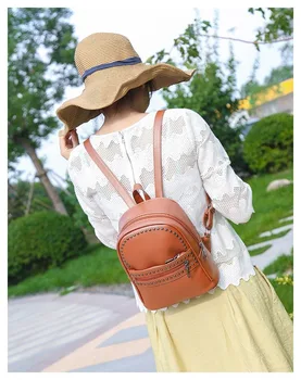 

2020 new women's backpack Korean version of the versatile multifunctional ladies backpack simple ladies backpack