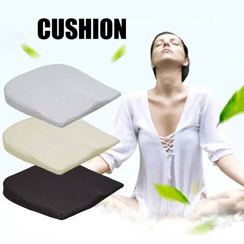 

Comfortable Car Seat Cushion Wedge Pad with Non-Slip Bottom for Car Office Home DEC889