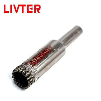 

LIVTER 5pcs 6-100mm Stone Opener Diamond Hole Saw Core Drill Bit for Tile Granite Cobble Concrete Quartzite