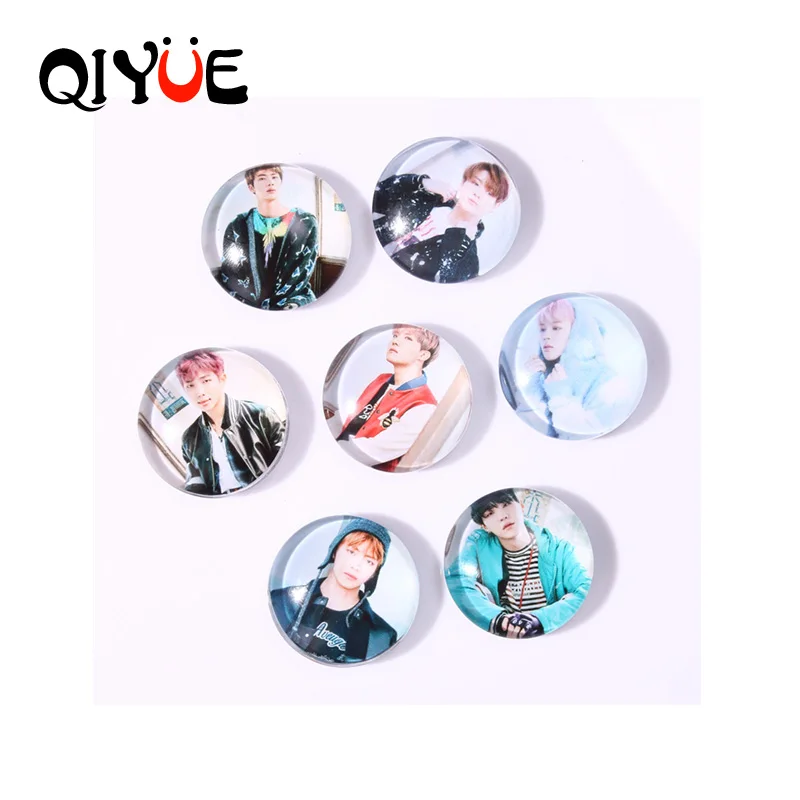 

QiYue Bulletproof Boy Scouts Handsome Male Group Celebrity Refrigerator Stickers Whiteboard Notes Stickers Decorations Souvenir