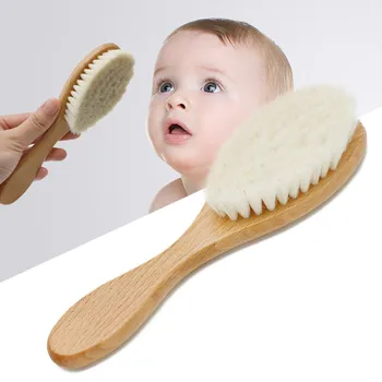 

Wooden Handle Hairdressing Soft Fiber Brush Barber Neck Duster Cleaning Remove Brush Hair Styling Tools
