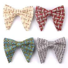 Мужской бархатный винтажный галстук-бабочка для мужчин и женщин, смокинг, Одноцветный большой галстук-бабочка, галстук-бабочка для взрослых, мужские бабочки, желтый галстук