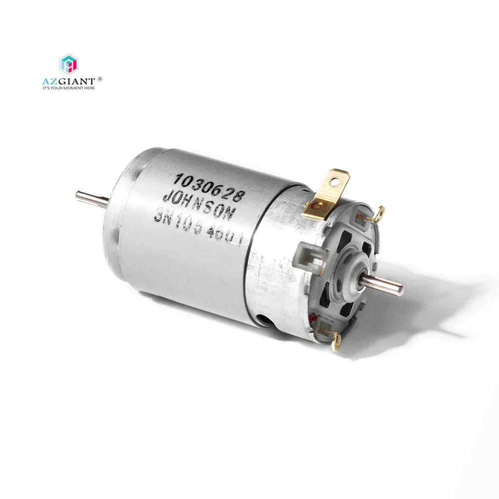 Новый бренд Джонсон 395 DC мотор двойной выходной вал высокая скорость 12V 18V 11700rpm для