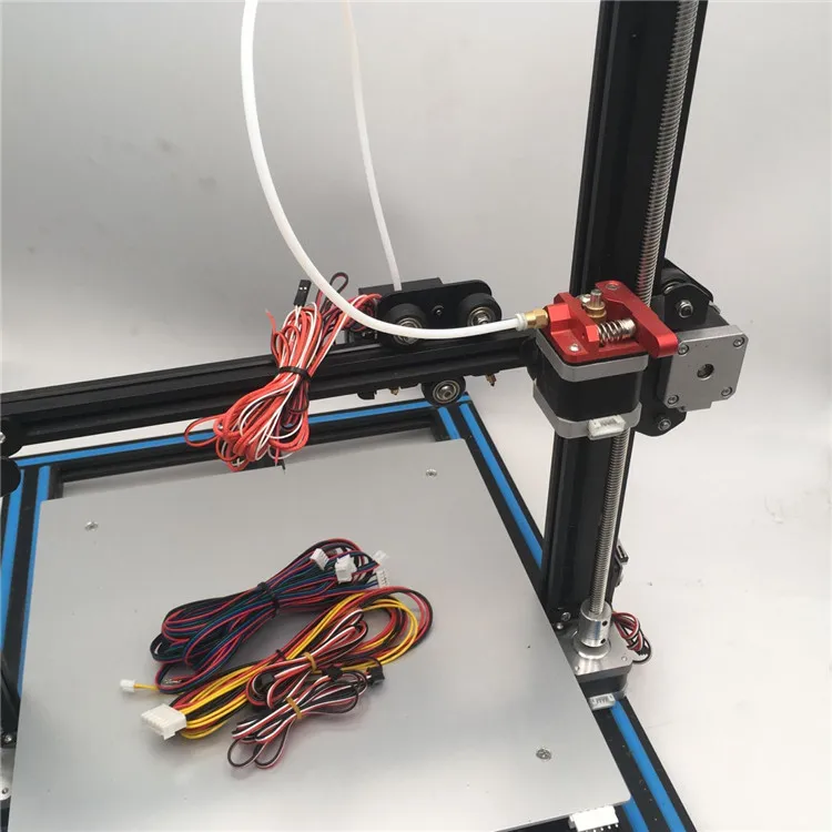 1 комплект CR-10 Tornado клон 3D принтер алюминиевая рама механический комплект с шаговым двигателем экструдер 300X300 мм с/без силиконового нагревателя