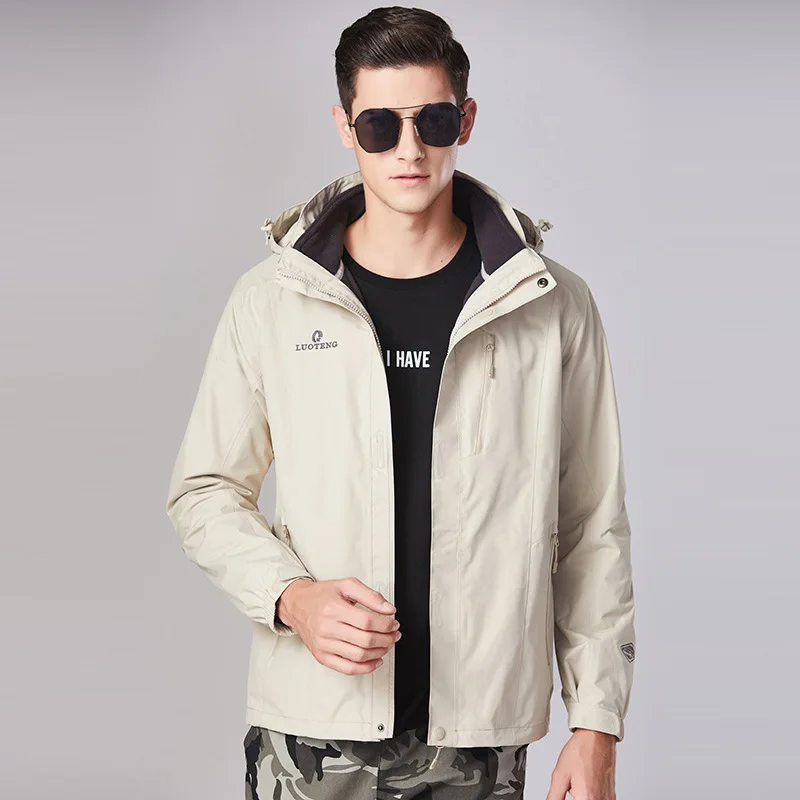 

Couple Softshell Hiking Jackets Men Women Outdoor Camping Trekking Climbing Cycling Jacket 2 In 1 Waterproof Windbreaker