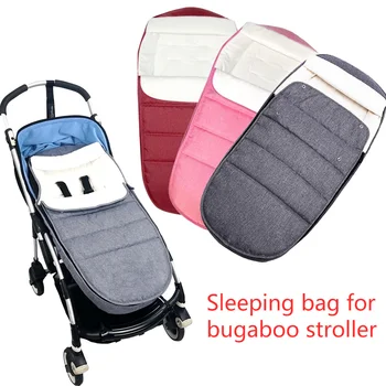 

Universal Baby Sleep Bag Windproof Warm Footmuff Cover For Babyzen Bugaboo Pushchair Winter Sleepsack Baby Stroller Accessories