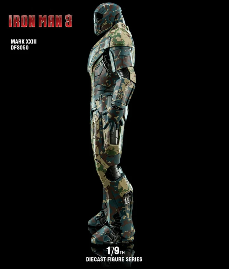 King Arts KA DFS050 1/9 Масштаб литья под давлением Железный человек Mark23 MK23 Коллекционная Фигурка модель для фанатов подарки на праздник