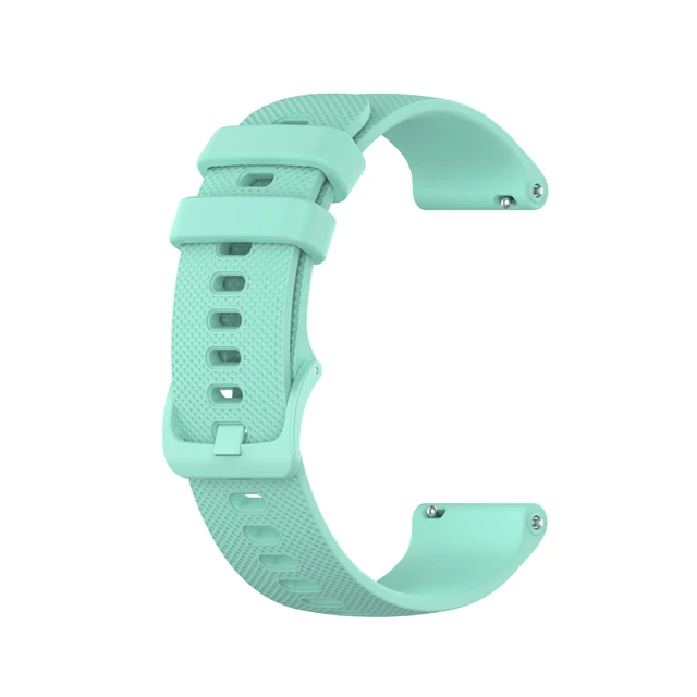 22mm Silicone Band Strap for Xiaomi Mi Watch Color Replacement Bracelet Breathable Sports Bands For Watch Accessories teal green