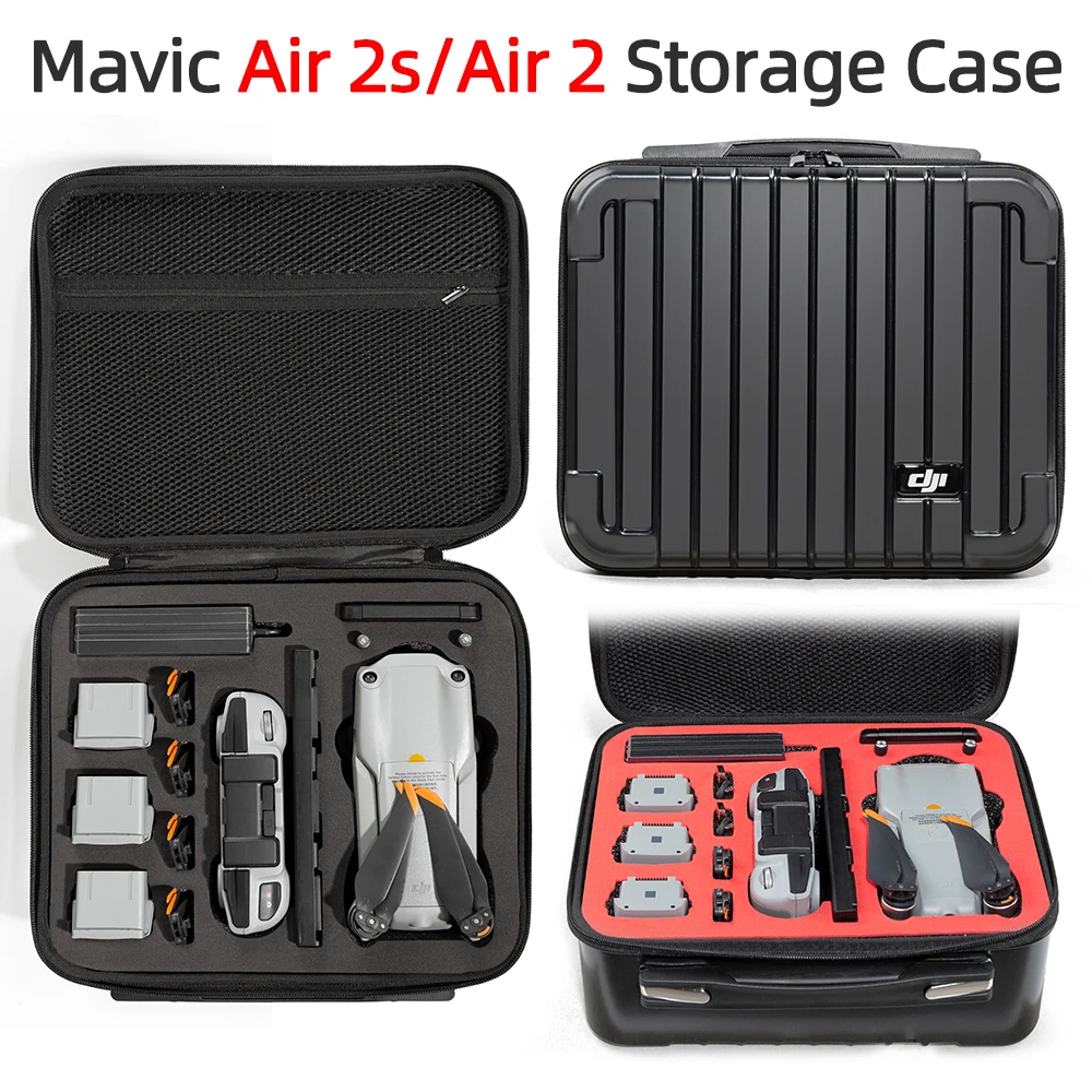 waterproof camera bag Carrying Case for DJI Air 2S Storage Bag Waterproof Explosion-proof Hard Box Travel Handbag for Mavic Air 2 Drone Accessories small camera bag