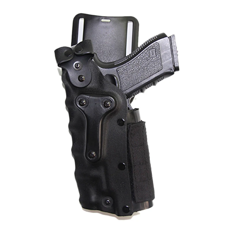 Versatile Ambidextrous Pistol Gun Holster with Light Laser Mount