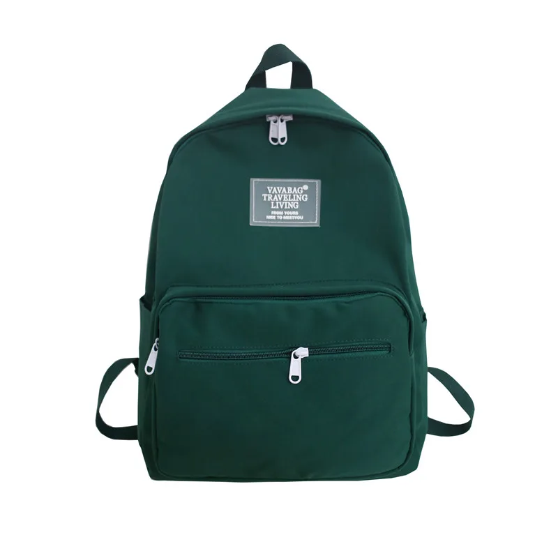 DCIMOR водонепроницаемый нейлоновый женский рюкзак, женские прозрачные школьные сумки для девочек-подростков, рюкзак для путешествий, большая книга Mochila - Цвет: dark green