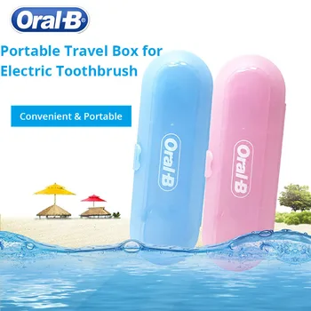 

Travel Box Case Portable Storage Case for Oral B Electric Toothbrush Outdoor Holder Hiking Bathroom Holder Pink Blue New Arrival