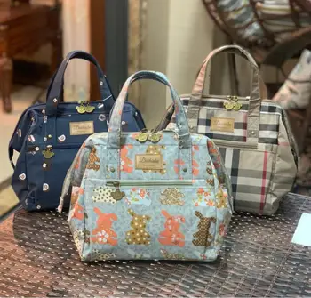 

Lunch Bag For Women Bento Cooler Bag Thermal Breakfast Food Box Portable Picnic Travel Storage Icepack Thermal Insulated Bag