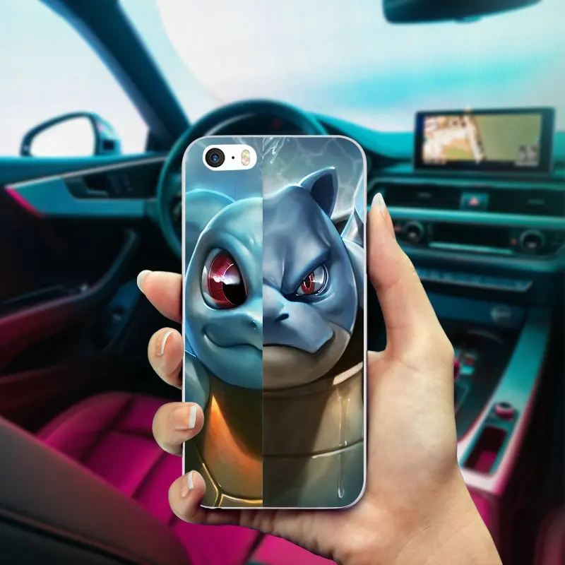 Мягкие силиконовые чехлы для мобильных телефонов из ТПУ, сумки для iPhone X, 10, 7, 6, 6s, 8 Plus, 4, 4S, 5, 5S, SE, 5C, чехол с покемонами, милый кавайный чехол