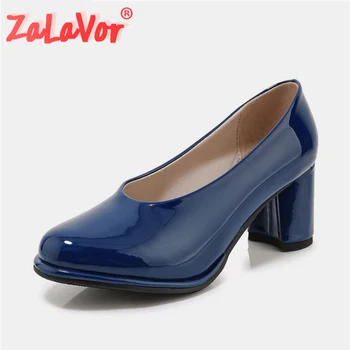 

ZALAVOR Low Price Women Pumps Thick Heel Platform Shoes Women Hot Spring Ladies Office Daily Female Sexy Footwear Size 34-46