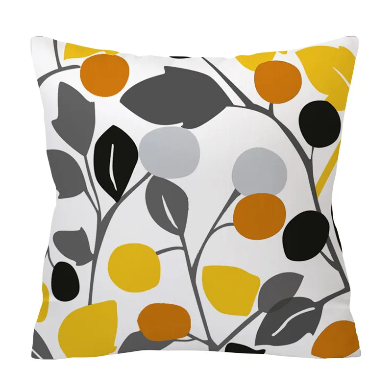 Новая современная желтая Геометрическая квадратная наволочка для подушки наволочка для дома Декор дивана - Цвет: 2