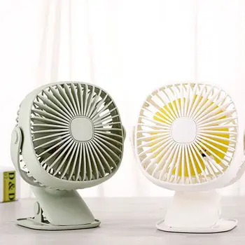 

Multi-function 3-in-1 Desktop Mini Usb Charging Fan Rotary 360 Degree Square Led Night Light Small Fan Personal Quiet Fan Portab
