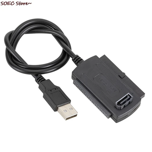 CABLING® Convertisseur USB 2.0 pour disques durs IDE/SATA Adaptateur  secteur inclus