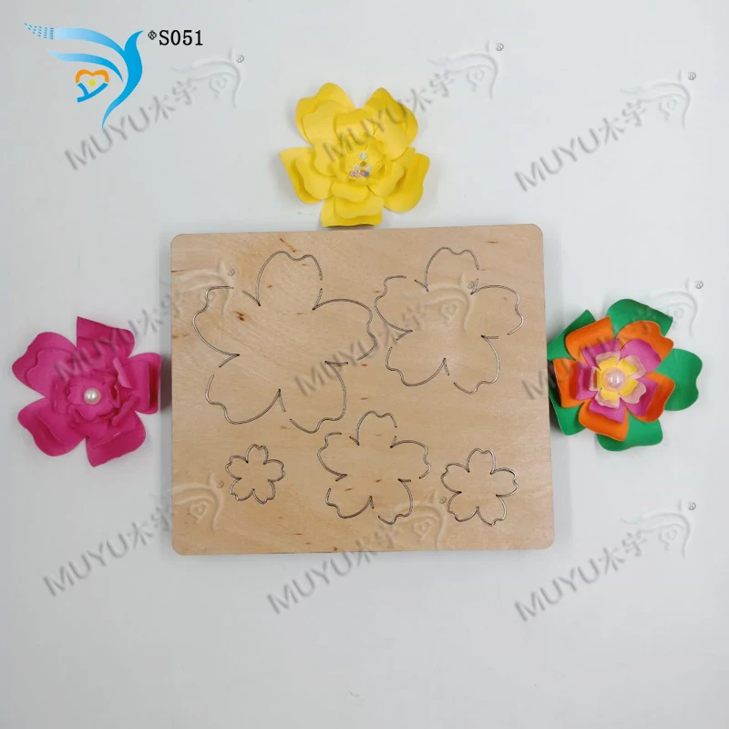 Flower-S051 DIY новая деревянная форма режущие штампы для скрапбукинга Толщина/15,8 мм