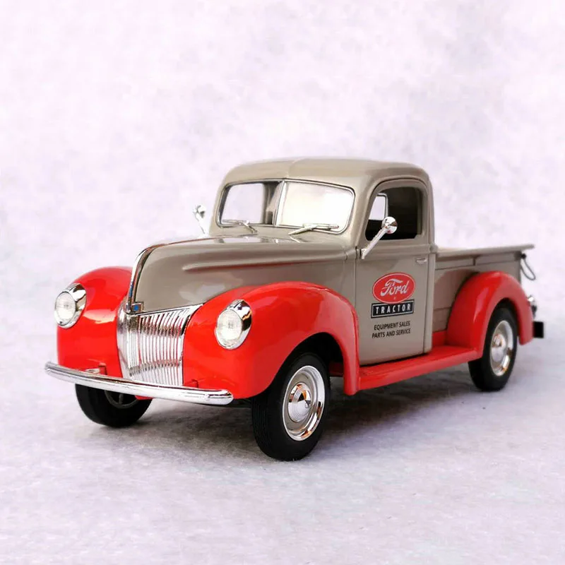 Литые под давлением 1:25 Ford 1940 пикап грузовик из сплава Классическая модель