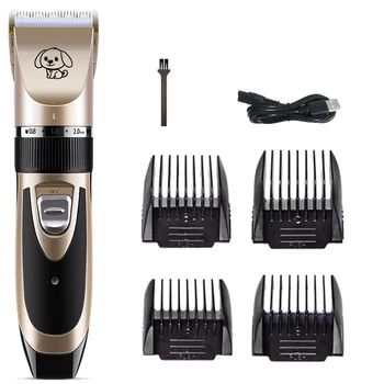 

Rechargeable Low-noise Cat Hair Trimmer Electrical Pet Hair Clipper Remover Cutter Grooming Pets Hair Cut with Combs Brush Kits