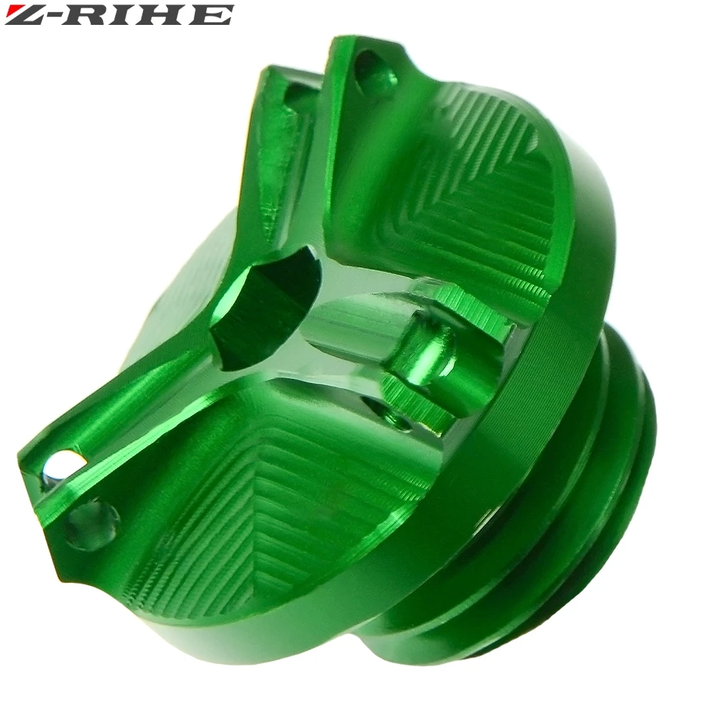 Motorcycle Accessories CNC Oil Filler Cap Plug For SUZUKI GSX-R GSX-S GSXR 1000/750/600/125 GSX1300R HAYABUSA RV 125/200 VANVAN - Цвет: Зеленый