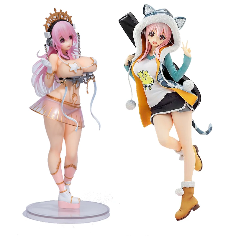 Аниме Nitro Super Sonic Sonico Libra Ver. Фигура аниме из ПВХ модели игрушек фигурки сексуальной