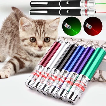 

LED Laser Pet Cat Toy Red Dot Laser Light Toy Laser Sight Pointer Laser Pen Interactive Toy with Cat Hunting Chasing Exercising