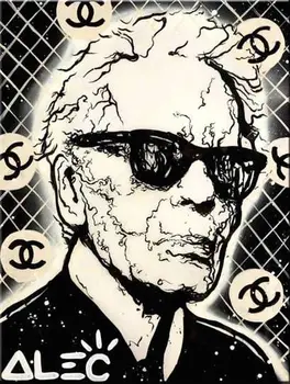 

Hand Painted Alec Monopolyingly Graffiti Art Rich Man Painting Wall Art Wall Art For Living Room