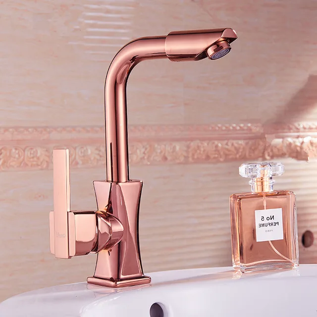 New ARRIVAL Water TAP GOLD/Rose Gold/Chrome ทองเหลืองห้องน้ำอ่างล้างหน้าก๊อกน้ำแตะอ่างล้างหน้าก๊อกน้ำก๊อกน้ำ 2
