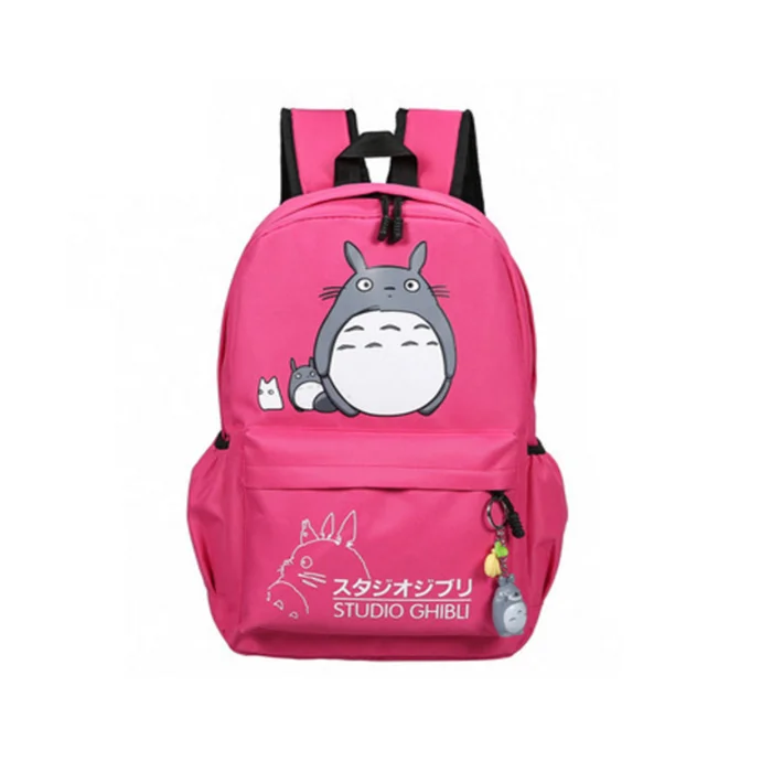 

cartoon Anime Lady backpack bag my neighbor totoro anime Action figures canvas bag with Japanese hayao miyazaki