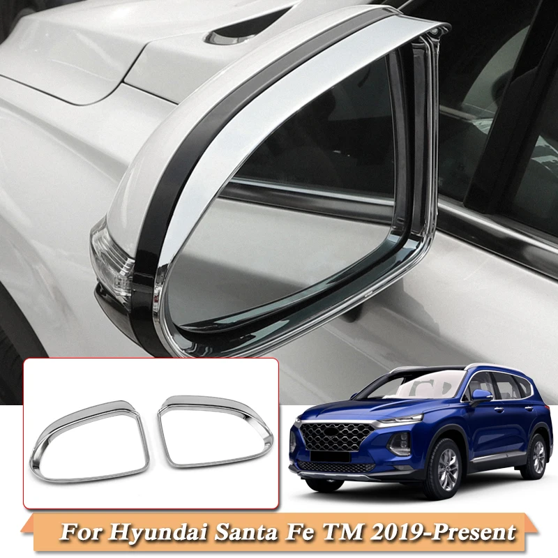 2 шт. декоративные зеркала заднего вида для Hyundai Santa Fe TM 2019|Зеркала и крышки| |