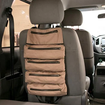 

Tool Bag Roll Up-type Canvas Tool Bag Hardware Storage Bag Household Repair Tool Bag For Car