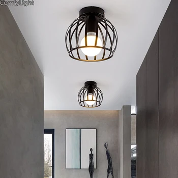 

Industrial led hallway kitchen ceiling lights Retro Vintage Modern lamp Living Room bedroom corridor Aisle Bar Office Foyer