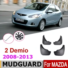 Брызговики для Mazda 2 Demio GE хэтчбек 2013-2008, брызговики, брызговики, Автомобильные Брызговики, аксессуары 2010