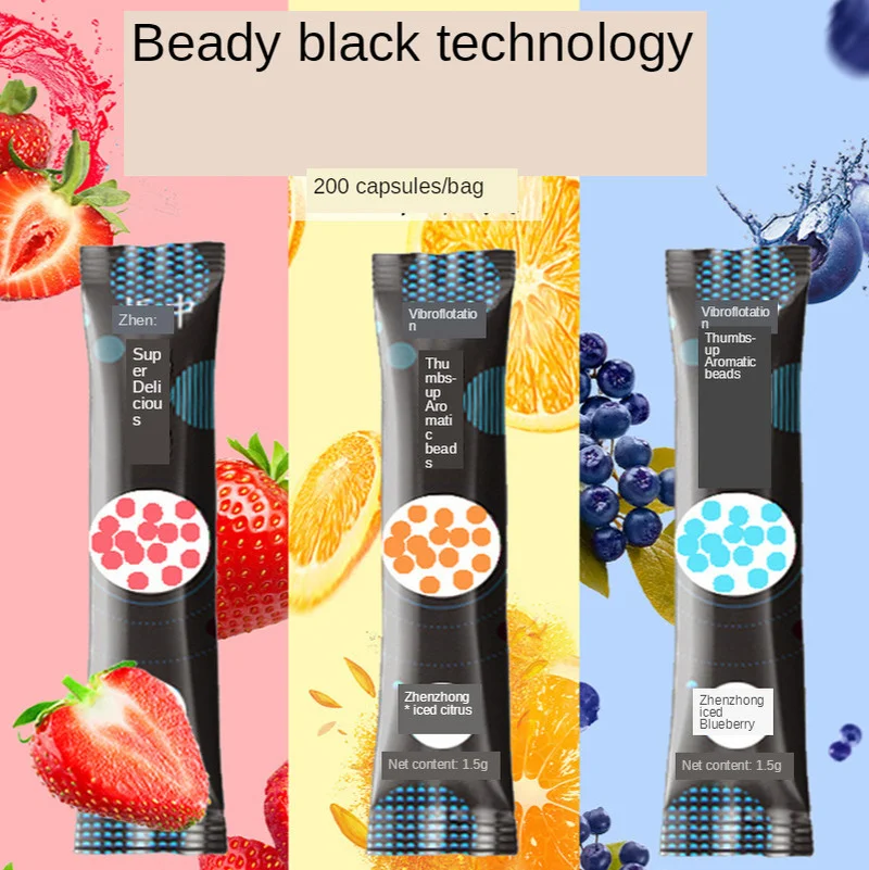200PC Cigarette Pops Fruit Menthol Capsule Powerful Mint Beads Flavor Explosion Blast Ball for Holder Filter Smoking Accessories | Дом и сад