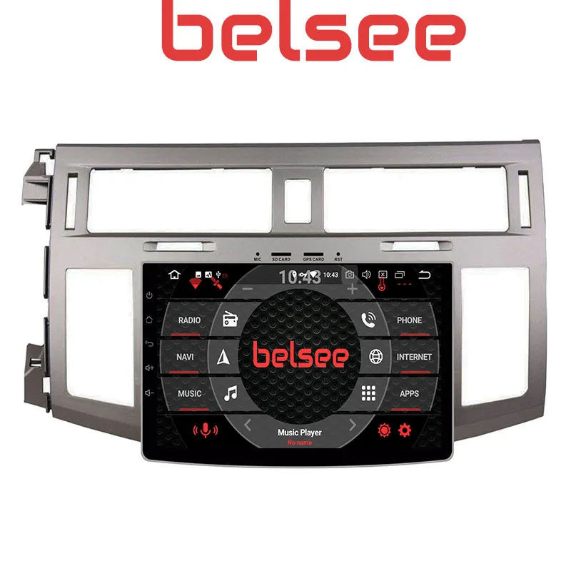 

Belsee 9" Octa Core 4GB Android 9.0 Auto Head Unit Car Radio Multimedia Player Stereo for Toyota Avalon 2006 2007 2008 2009 2010