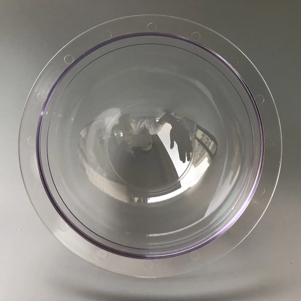 180x93.4mm 7inch Polycarbonate Indoor Outdoor Dome Cover Clear Vandal-proof Waterproof CCTV Security Surveillance Camera Housing