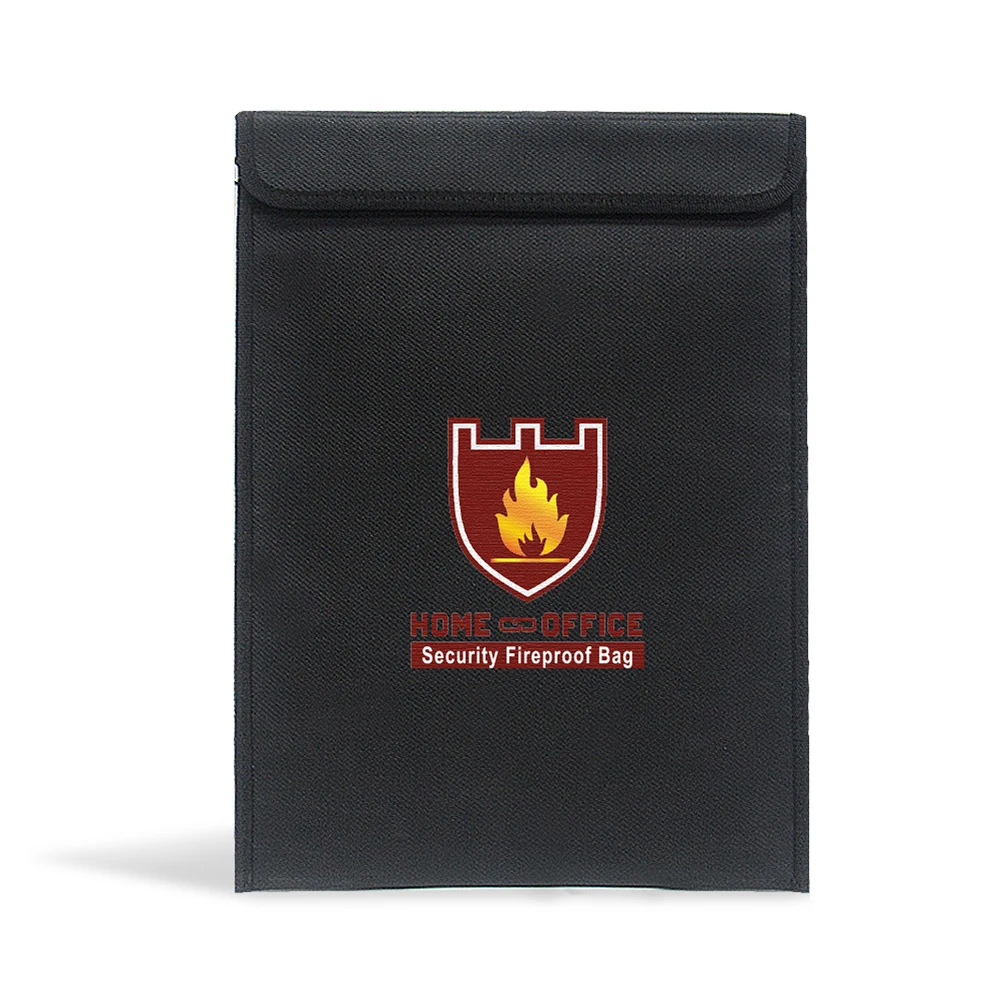 Fireproof Document Bag Large Fire and Water Resistant Money Bag Security Fireproof Bag Silicone