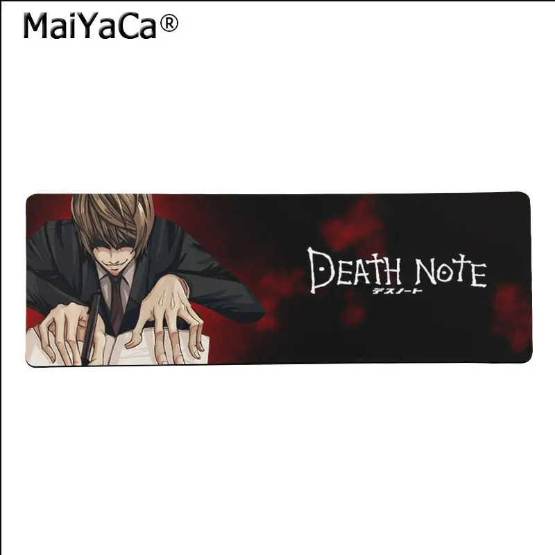 Lock Edge 30x80cm Maiya высокое качество DEATH NOTE красивый коврик для мышки в стиле аниме большой коврик для мыши клавиатуры коврик - Цвет: Lock Edge 30x80cm